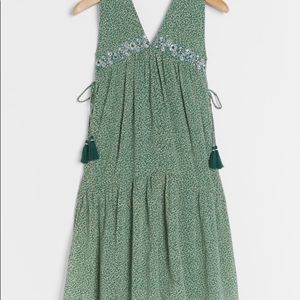 Anthropologie Aida Embroidered Dress Sz M